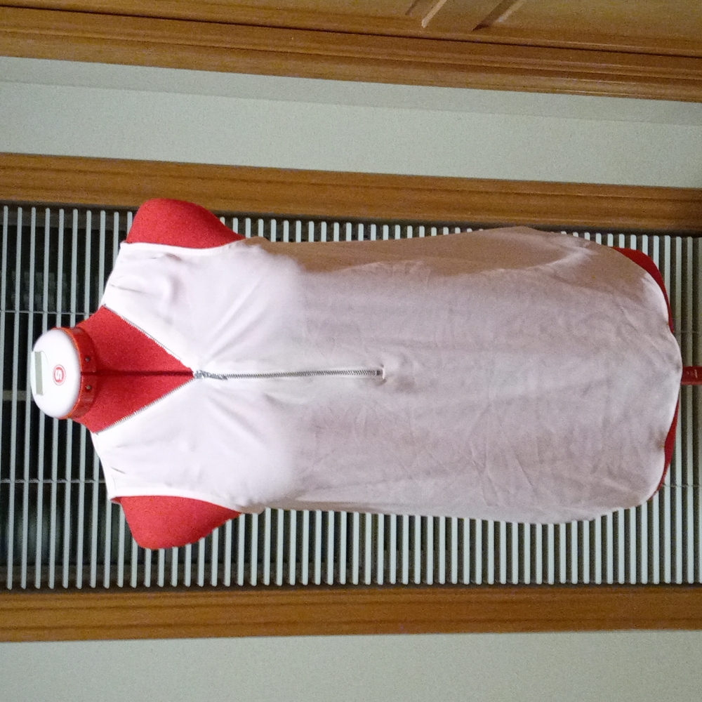 Light Pink Zip Up Dress Tank Size S